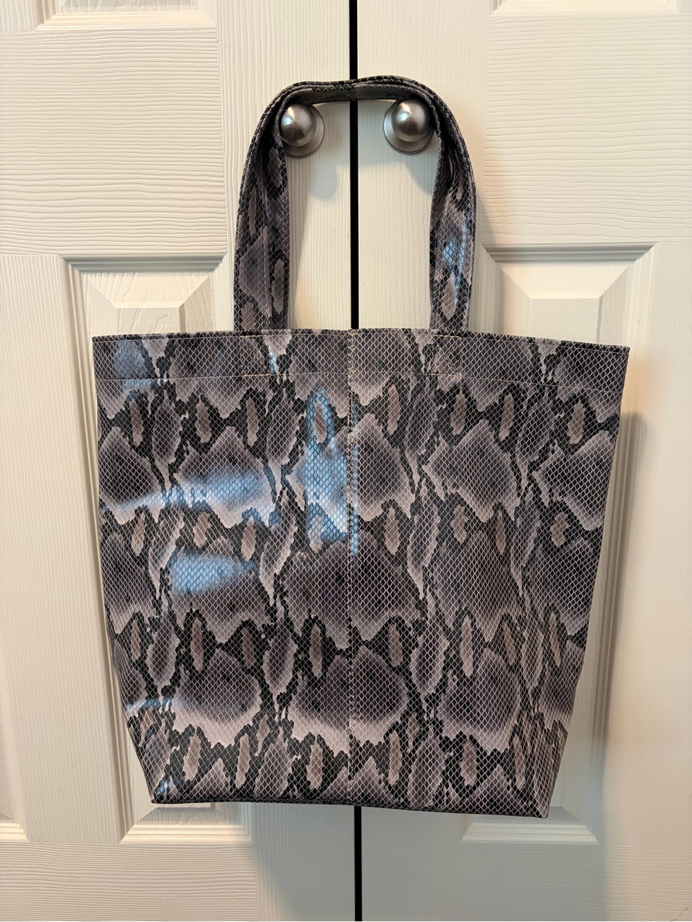 Consuela Retired Snake Print Large Tote Like New Condition - Picture 2 of 6